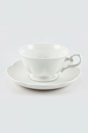 Чайная пара 180 мл "White" Royal Bone China Чайная пара 180 мл "White"