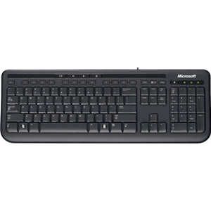 Клавиатура Microsoft Wired Keyboard 600 black USB (APB-00011)