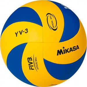Мяч волейбольный Mikasa YV-3, размер 5, цвет сине-желтый