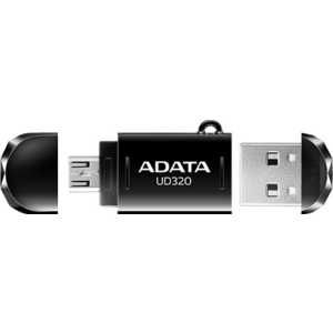 Флеш накопитель ADATA 32GB DashDrive UD320 OTG USB 2.0 MicroUSB Черный (AUD320-32G-RBK)