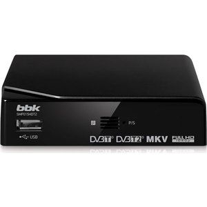 Тюнер DVB-T2 BBK SMP015HDT2 black