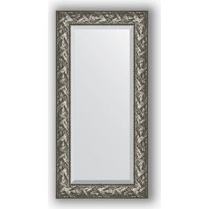 Зеркало с фацетом в багетной раме поворотное Evoform Exclusive 59x119 см, византия серебро 99 мм (BY 3494)