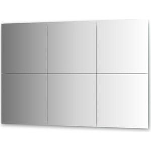 Зеркальная плитка Evoform Reflective с фацетом 10 мм, 50 х 50 см, комплект 6 шт. (BY 1511)