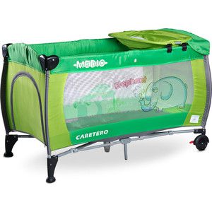Манеж-кровать Caretero Medio Classic green зеленый (TERO-3836)