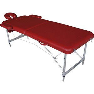 Массажный стол DFC Nirvana elegant lux, 186х70х4 cm (алюминиевые ножки, бордовый)
