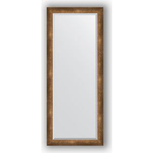 Зеркало с фацетом в багетной раме поворотное Evoform Exclusive 62x152 см, состаренная бронза 66 мм (BY 1188)