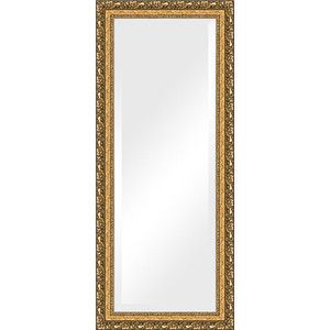 Зеркало с фацетом в багетной раме поворотное Evoform Exclusive 65x155 см, виньетка бронзовая 85 мм (BY 1290)