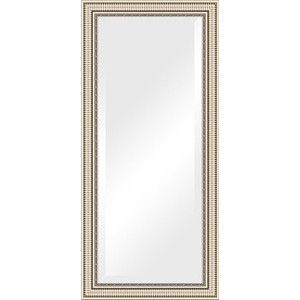 Зеркало с фацетом в багетной раме поворотное Evoform Exclusive 77x167 см, серебряный акведук 93 мм (BY 1308)