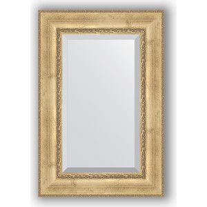 Зеркало с фацетом в багетной раме поворотное Evoform Exclusive 62x92 см, состаренное серебро с орнаментом 120 мм (BY 3428)