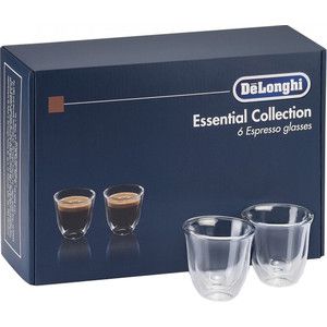 Набор чашек DeLonghi Espresso Glasses Set (6 шт)