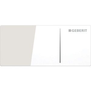 Кнопка смыва Geberit Sigma 70 белое стекло (115.630.SI.1)