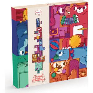 Игрушки из картона Krooom набор для путешествий Кроличья пекарня (k-340)