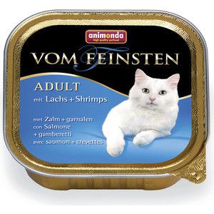 Консервы Animonda Vom Feinsten Adult с лососем и креветками для кошек 100г (83444)