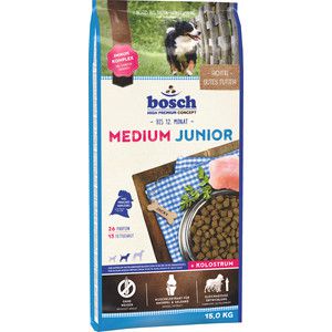 Сухой корм Bosch Petfood Junior Medium для щенков средних пород 15кг