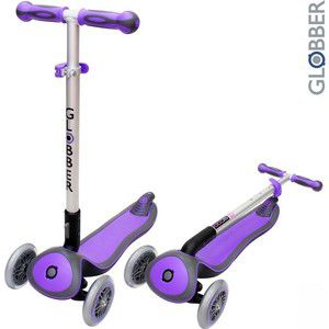 Самокат 3-х колесный Globber 446-103 ELITE S My Free Fold up PURPLE