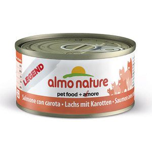 Консервы Almo Nature Legend Adult Cat with Salmon and Carrot с лососем и морковью для кошек 70г (1348)