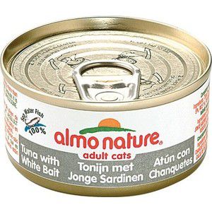 Консервы Almo Nature Classic Adult Cat with Tuna and White Bait с тунцом и сардинками для кошек 140г (0523)