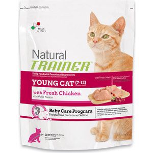Сухой корм Trainer Natural Young Cat для молодых кошек от 7 до 12 месяцев 1,5кг