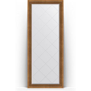 Зеркало напольное с гравировкой Evoform Exclusive-G Floor 82x202 см, в багетной раме - бронзовый акведук 93 мм (BY 6322)