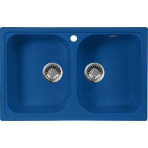 Кухонная мойка AquaGranitEx M-15 (323) синий