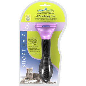 Фурминатор FURminator deShedding Tool Short Hair S Small Cat для маленьких короткошерстных кошек 4см