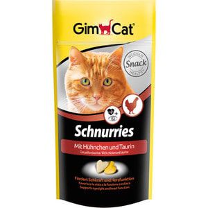 Витамины Gimborn Gimcat Schnurries With Ckicken and Taurine сердечки с курицей и таурином для кошек 650таб (409351)
