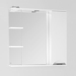 Зеркало-шкаф Style line Жасмин 80 с подсветкой, белый (2000948998061)