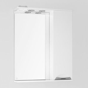 Зеркало-шкаф Style line Жасмин 65 с подсветкой, белый (2000949067551)