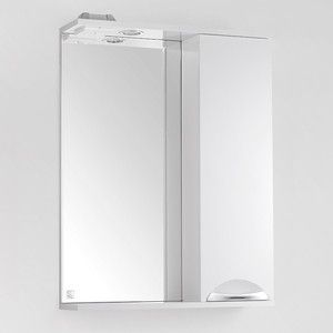 Зеркало-шкаф Style line Жасмин 60 с подсветкой, белый (2000949002699)