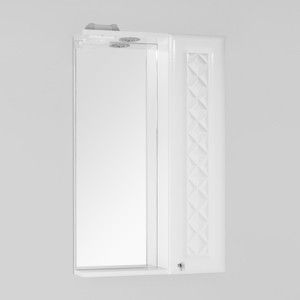 Зеркало-шкаф Style line Канна Люкс 50 с подсветкой, белый (2000949080369)
