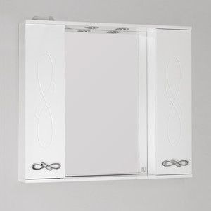 Зеркало-шкаф Style line Венеция 90 с подсветкой, белый (2000949061993)