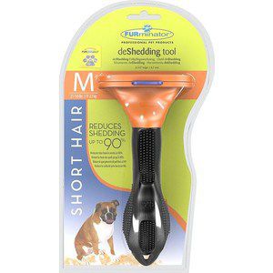 Фурминатор FURminator deShedding Tool Short Hair M Medium Dog для короткошерстных собак средних пород 7см