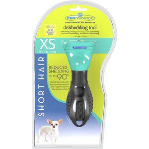 Фурминатор FURminator deShedding Tool Short Hair XS Toy Dog для короткошерстных собак карликовых пород 3см