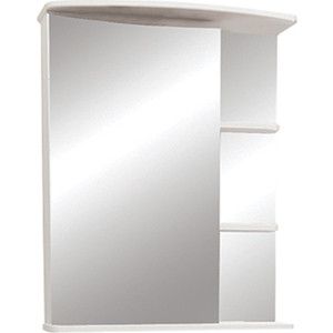 Зеркальный шкаф Меркана Керса 65 белый (7654)