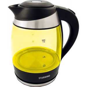 Чайник электрический StarWind SKG2215 желтый/черный