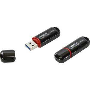 Флеш накопитель ADATA 64GBUV150 USB 3.0 Черный (AUV150-64G-RBK)