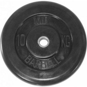 Диск обрезиненный Barbell 51 мм 10 кг