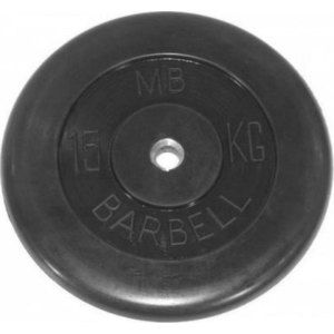 Диск обрезиненный Barbell 31 мм 15 кг