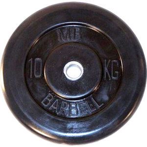 Диск обрезиненный Barbell 26 мм 10 кг