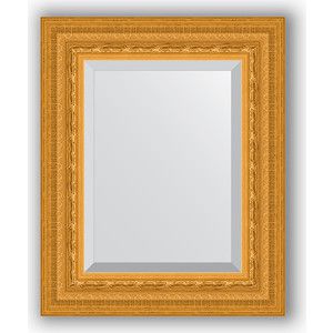 Зеркало с фацетом в багетной раме Evoform Exclusive 45x55 см, сусальное золото 80 мм (BY 1366)