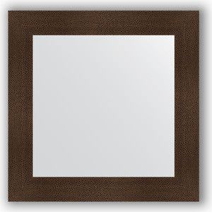 Зеркало в багетной раме Evoform Definite 70x70 см, бронзовая лава 90 мм (BY 3152)