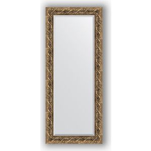 Зеркало с фацетом в багетной раме поворотное Evoform Exclusive 61x146 см, фреска 84 мм (BY 1269)