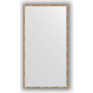 Зеркало в багетной раме поворотное Evoform Definite 57x107 см, серебряный бамбук 24 мм (BY 0728)