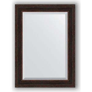 Зеркало с фацетом в багетной раме поворотное Evoform Exclusive 79x109 см, темный прованс 99 мм (BY 3473)