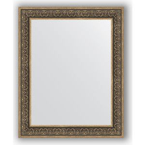 Зеркало в багетной раме поворотное Evoform Definite 83x103 см, вензель серебряный 101 мм (BY 3288)