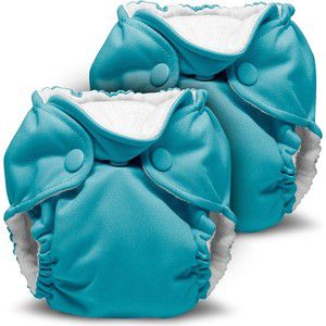Многоразовый подгузник Kanga Care для новорожденных Lil Joey 2 шт. Aquarius (784672405584)