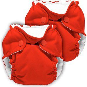 Многоразовый подгузник Kanga Care для новорожденных Lil Joey 2 шт. Crimson (628586258600)