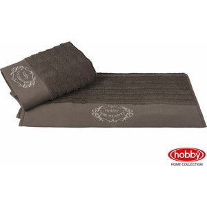 Полотенце Hobby home collection Zafira 50x90 см коричневый (1607000110)