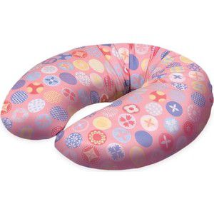 Подушка для кормления Ceba Baby Mini (Себа Беби Мини) Circles pink трикотаж W-702-071-130