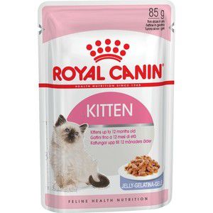 Паучи Royal Canin Kitten Instinctive кусочки в желе для котят с 4 до 12 мес 85г (783001)